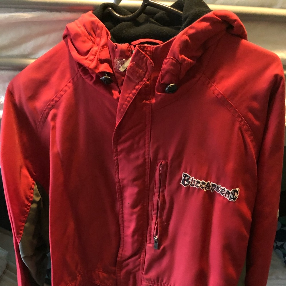 Red Buccaneers jacket size M